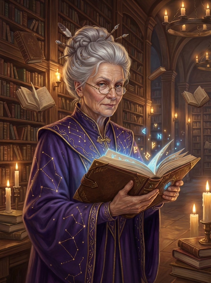 Arcane Librarian Scholar