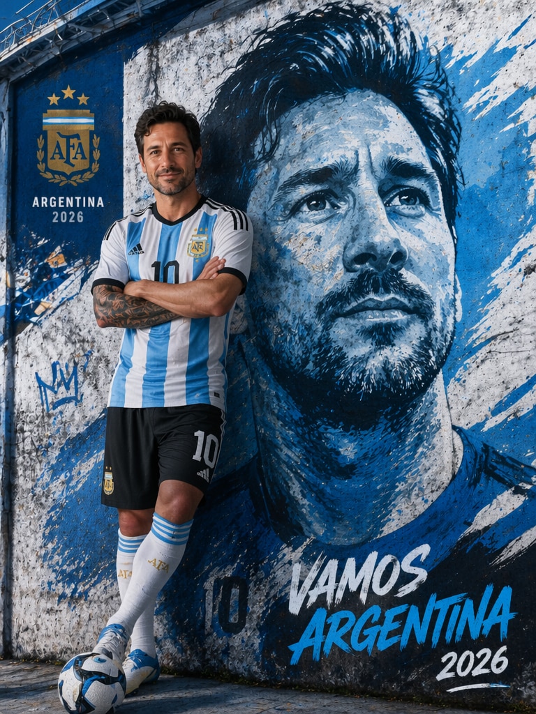Argentina Graffiti Player Card Argentina graffiti prompt