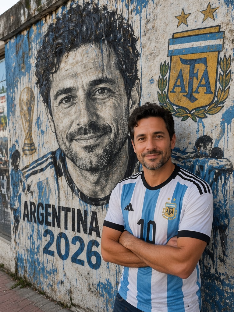 Argentina Jersey Wall Art Argentina graffiti prompt