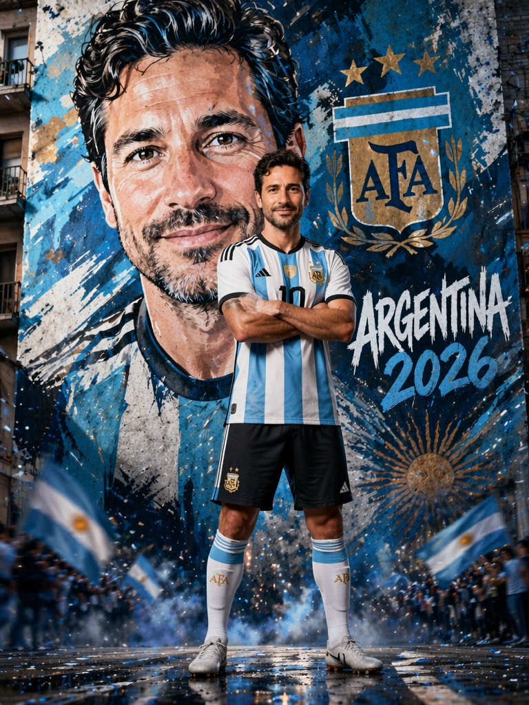 Argentina Champion Poster Argentina graffiti prompt