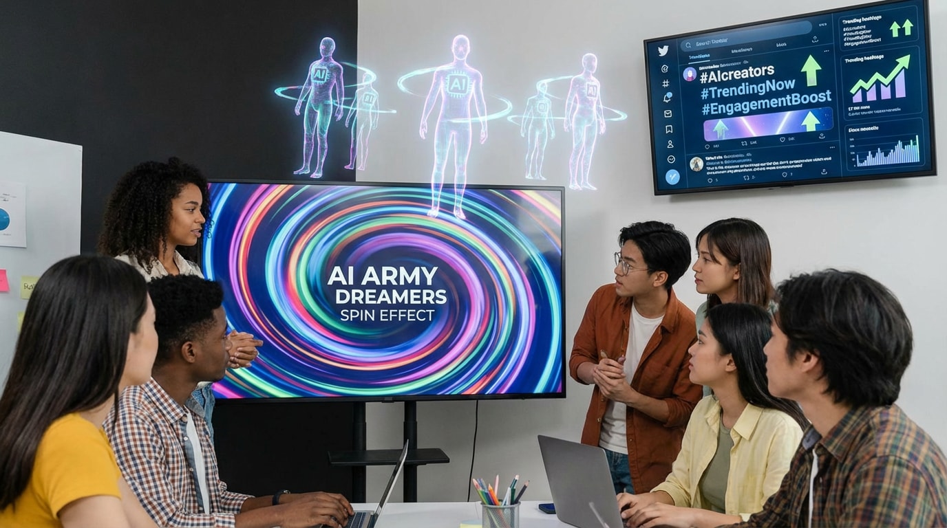 Viral TikTok and Reels AI spin effects