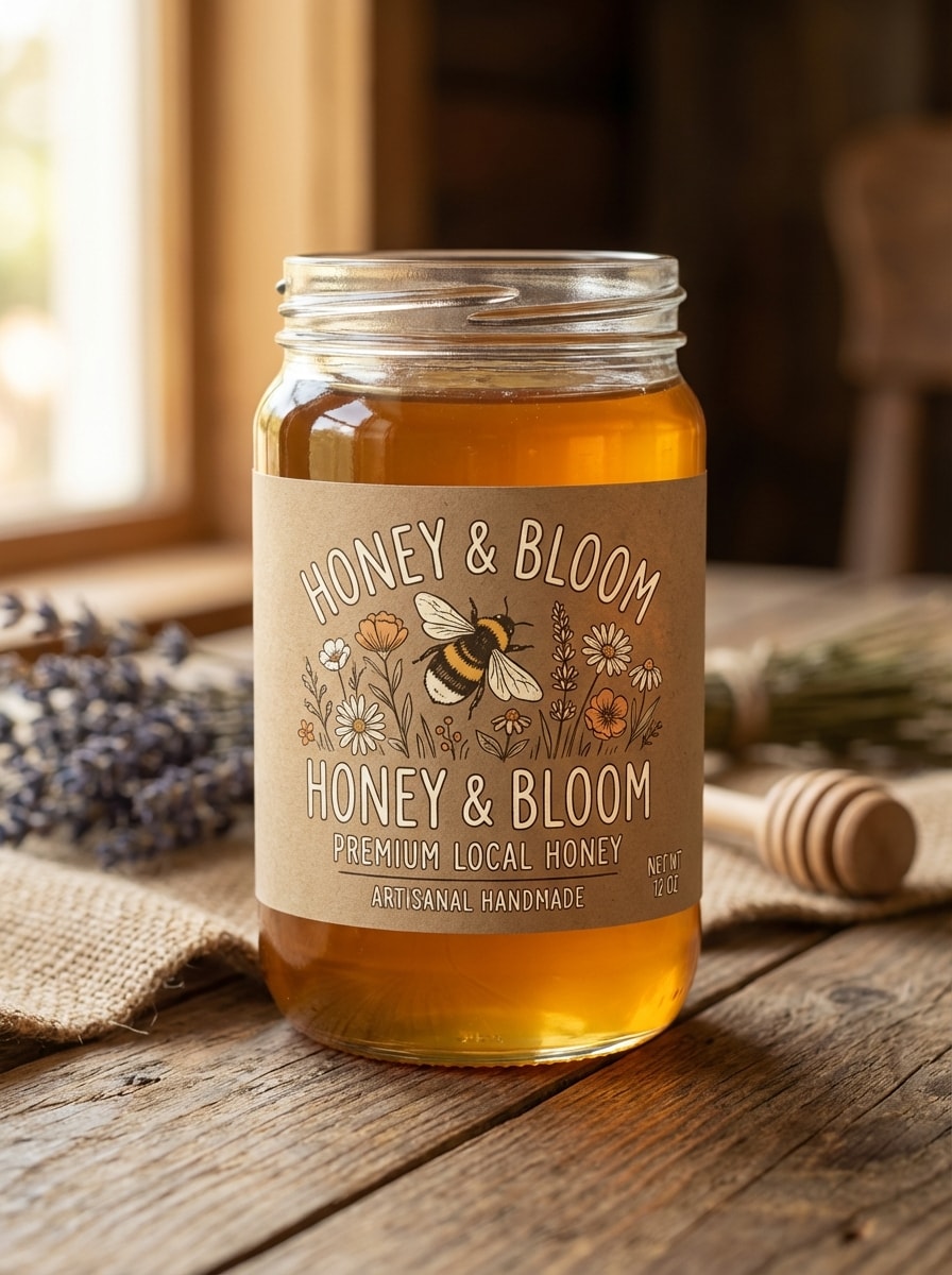 Artisanal Honey Jar