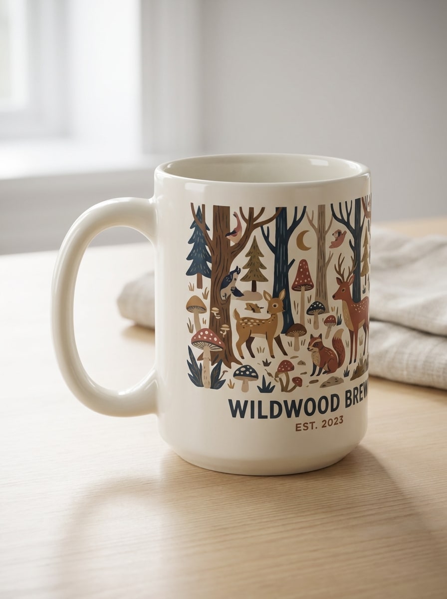 Artwork to Realistic Mug Preview