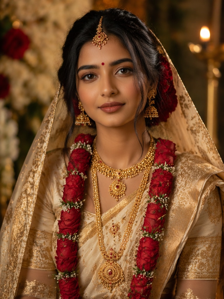Elegant Assamese Bride Portrait
