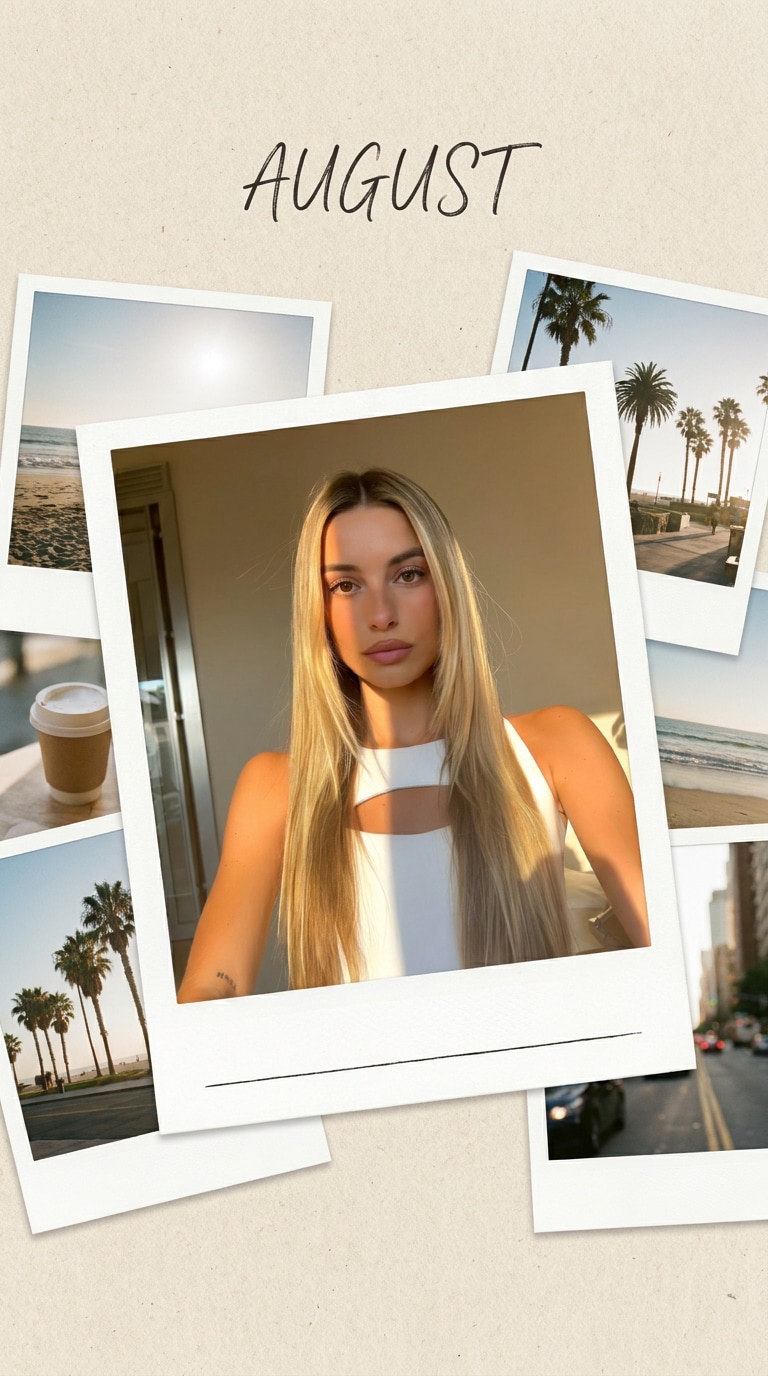 Late summer aesthetic AI photo