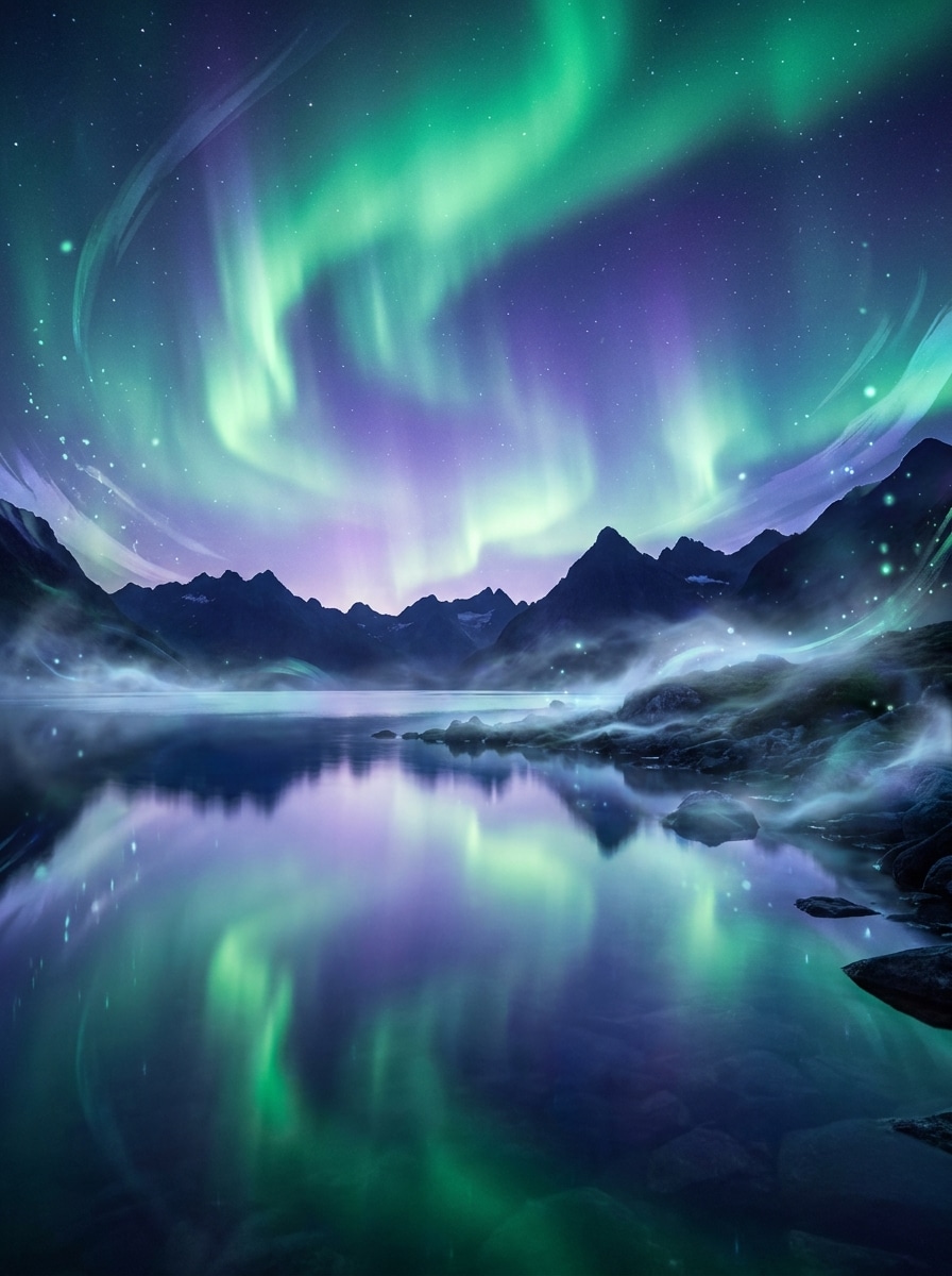 Aurora Lake Dreamscape