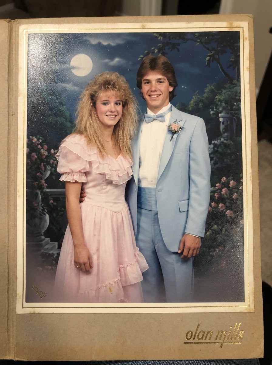 Awkward 80s Prom Portrait