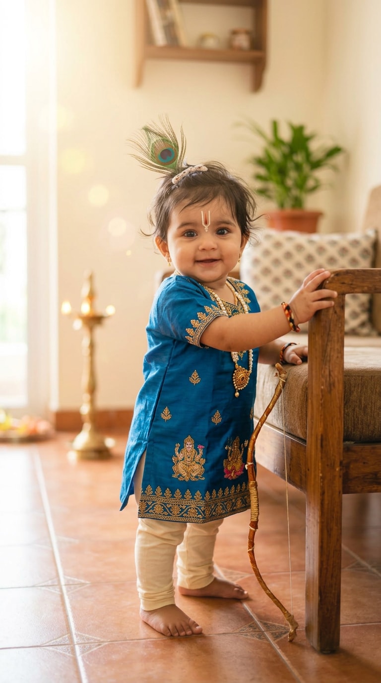 DRM Cute Baby Ram Navami Prompt