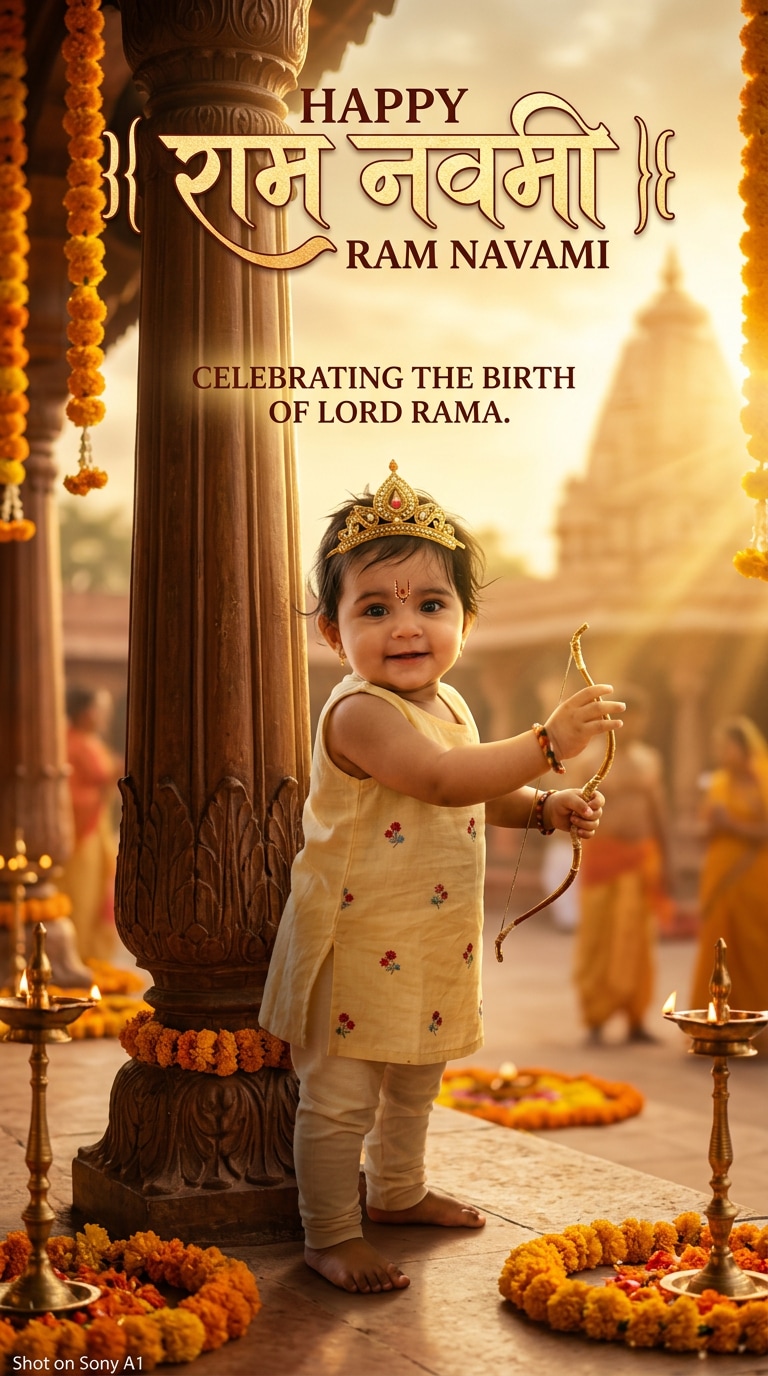 BAN Baby Ram Navami Prompt