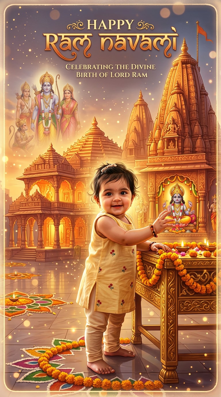 DES Baby Ram Navami Prompt
