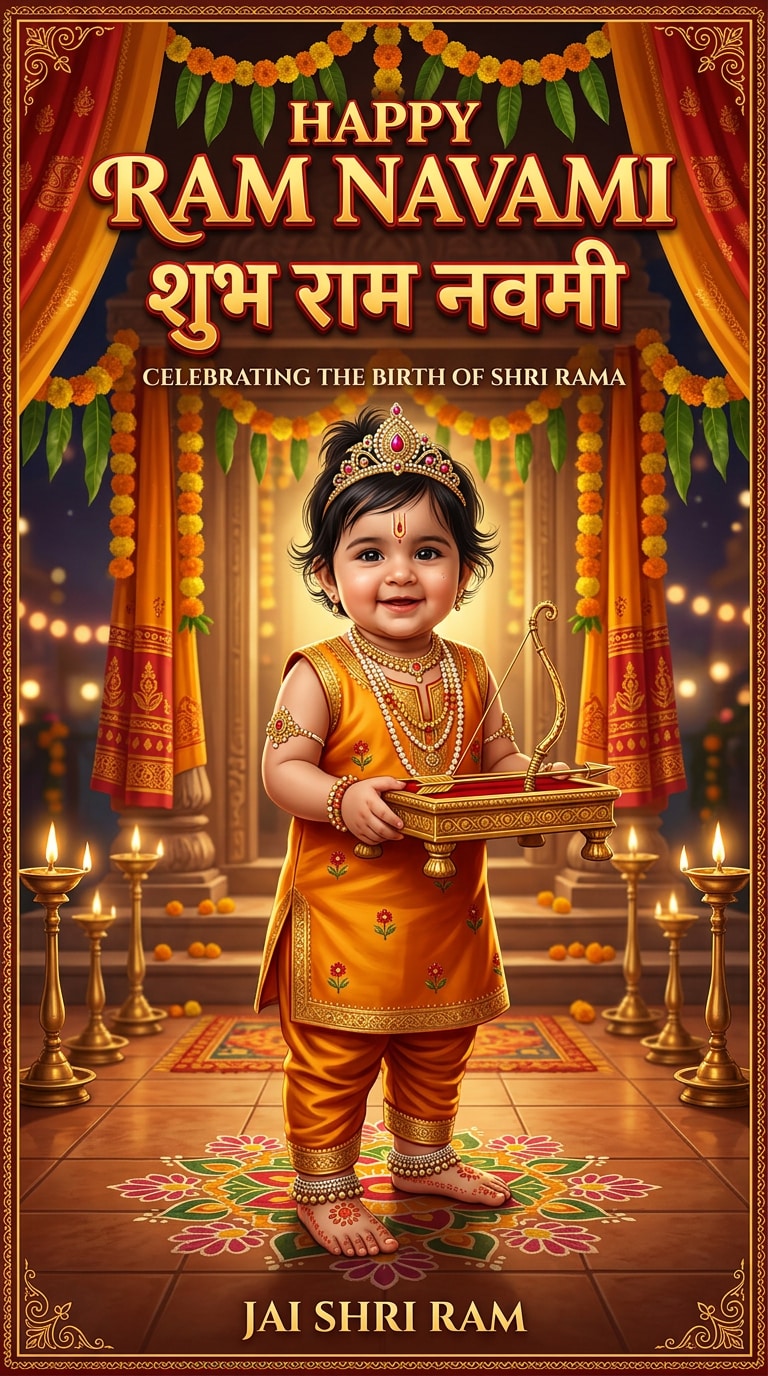 ADV Baby Ram Navami Prompt