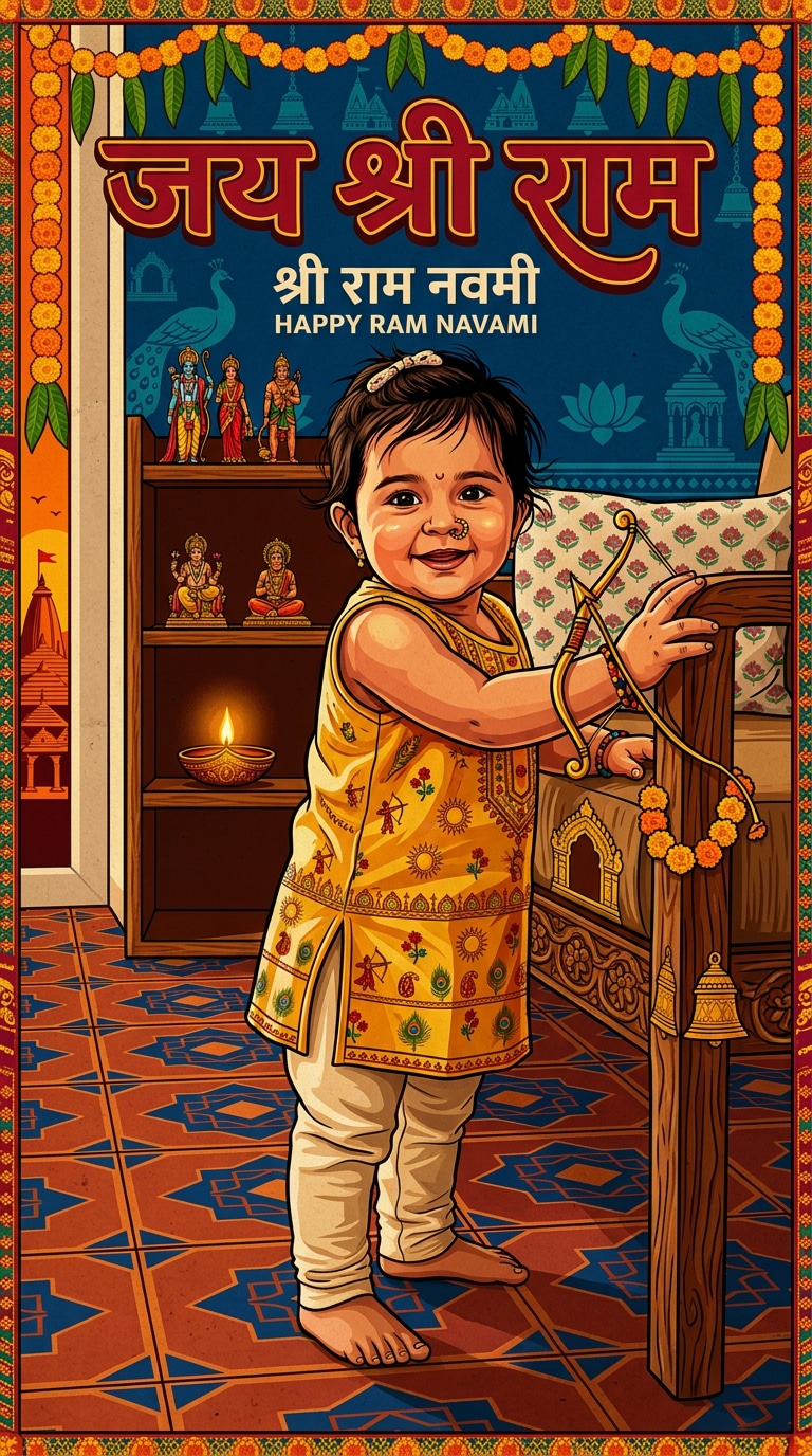 POS Baby Ram Navami Prompt