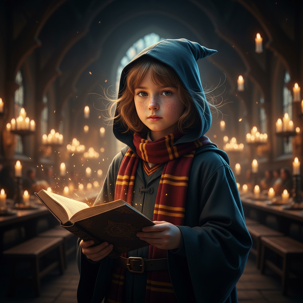 Wizard Student in Great Hall