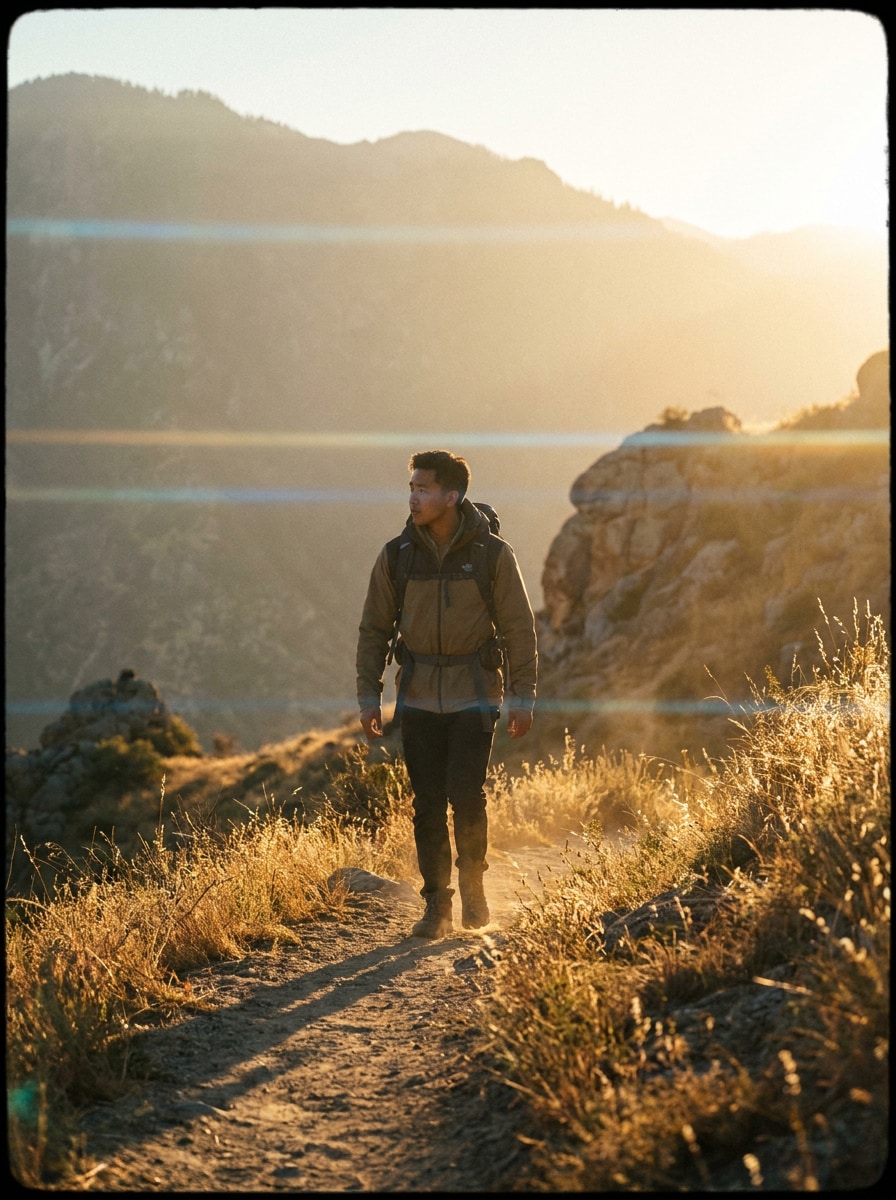 Backlit Outdoor Scene
