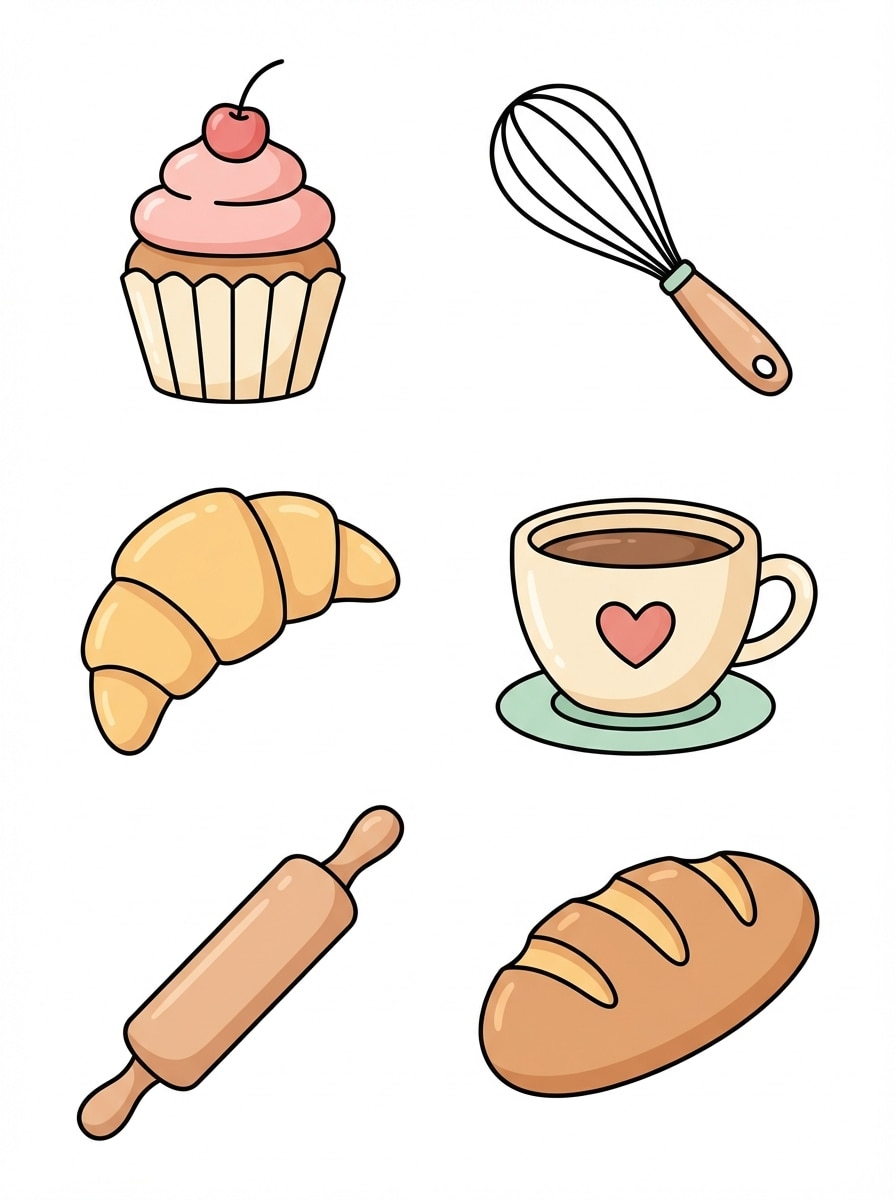 Bakery Branding Icons