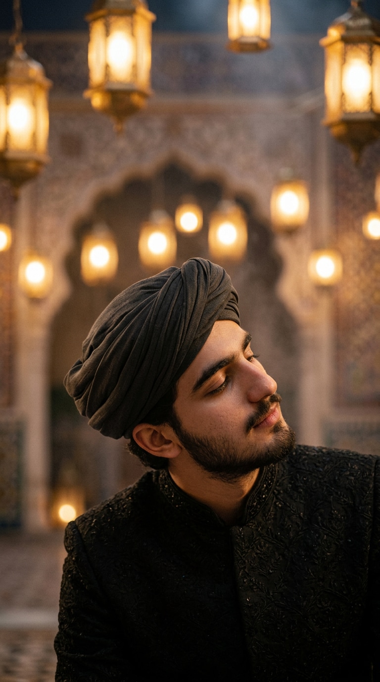 Cinematic AI Eid Mubarak Portrait