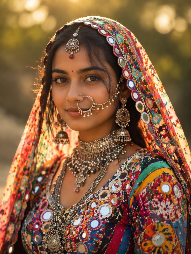 Cinematic Banjara Portrait Prompt
