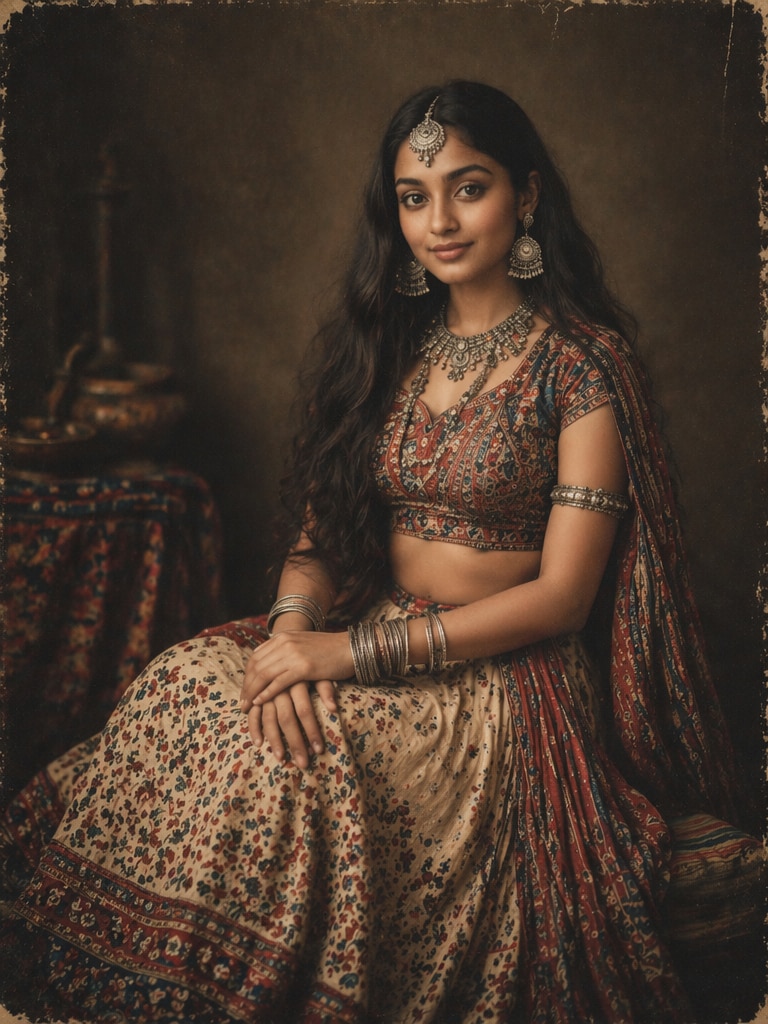Vintage Tribal Banjara Prompt