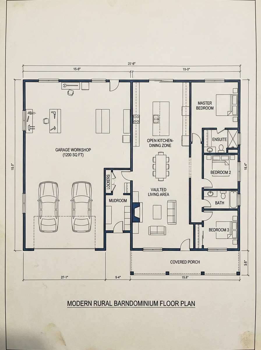 Barndominium Layout