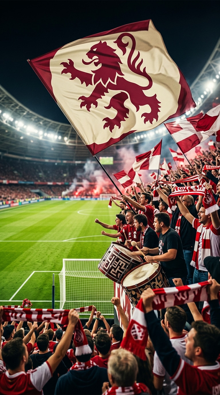 Soccer Support Poster Fictional Team Prompt