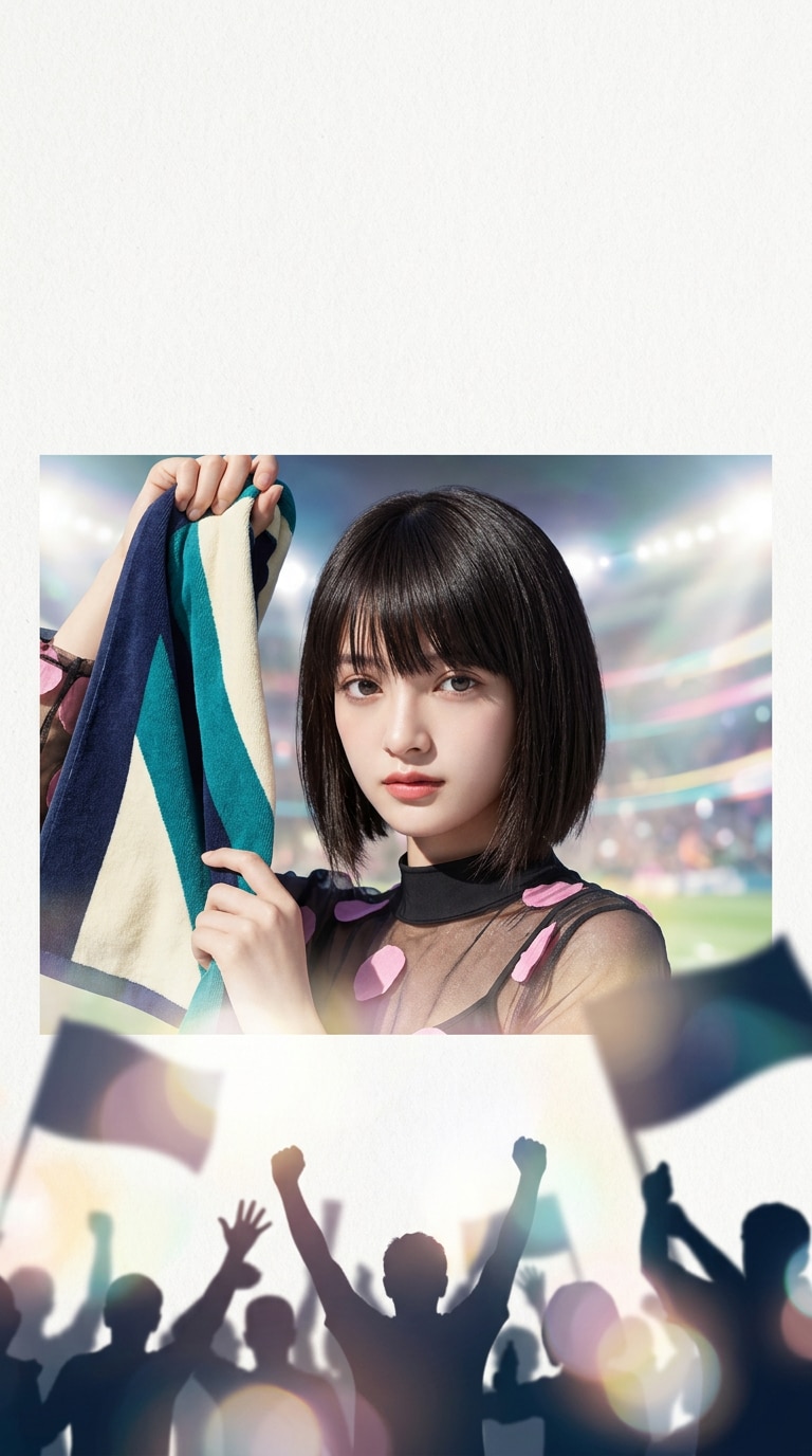 Clean Sports Poster AI Prompt Fictional Team