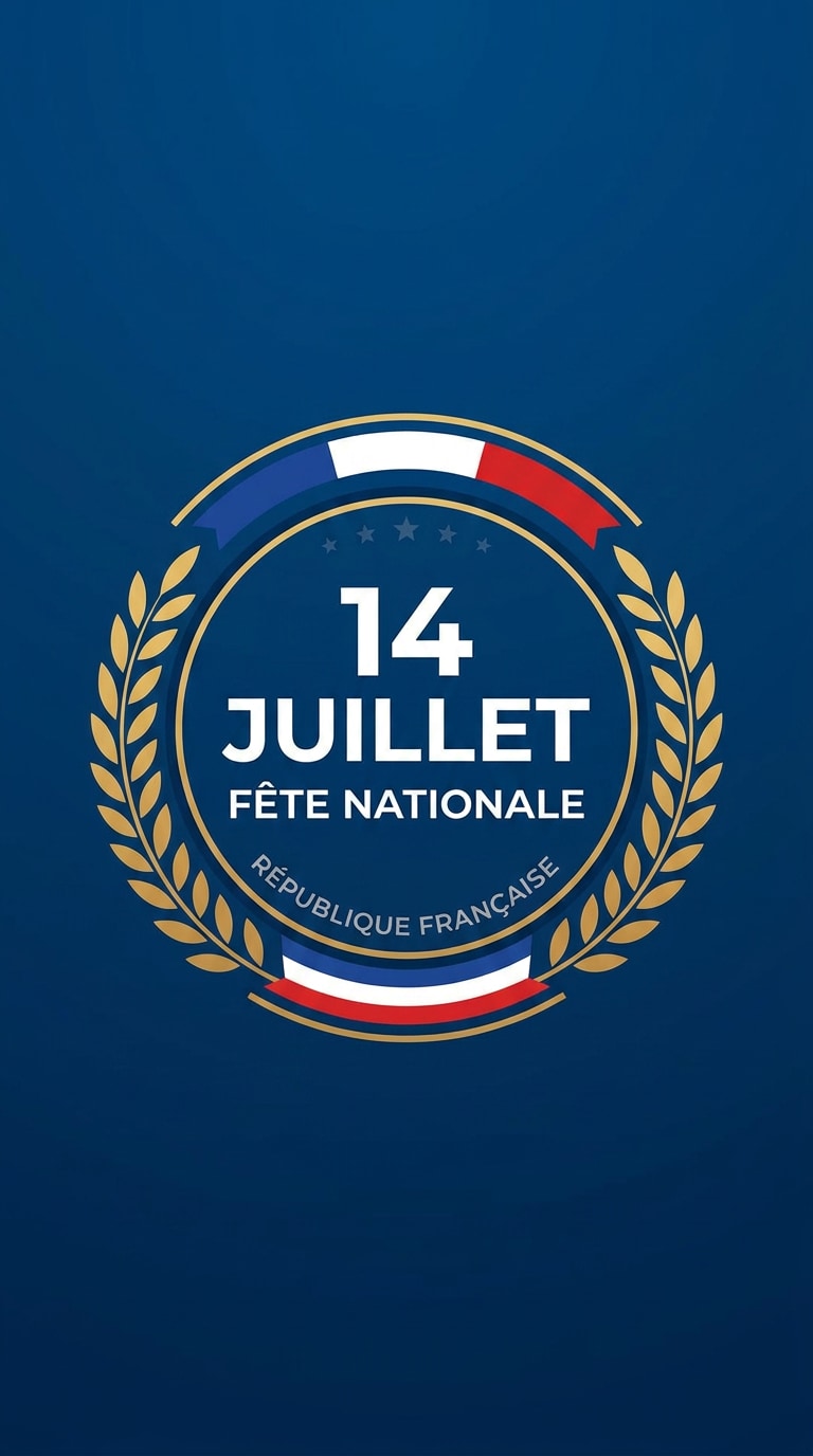 French emblem poster prompt