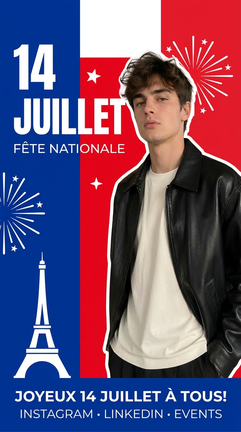 Patriotic social post prompt