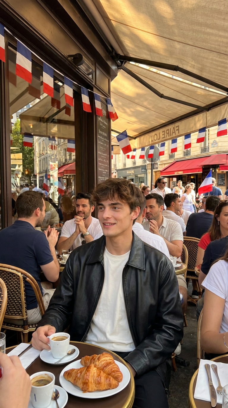 French National Day image-to-image prompt example