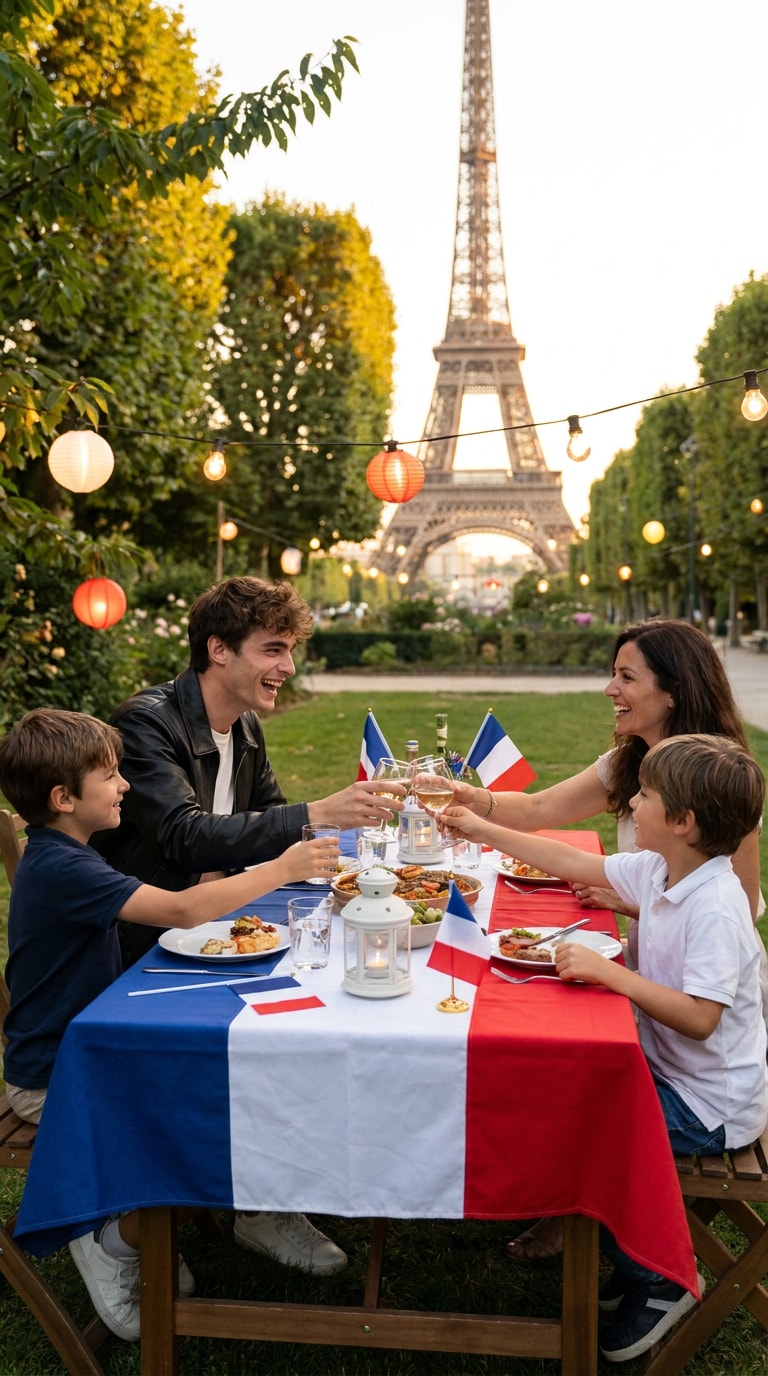 Family Bastille Day dinner prompt