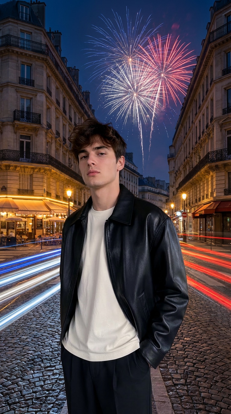 Wallpaper conversion Bastille Day prompt