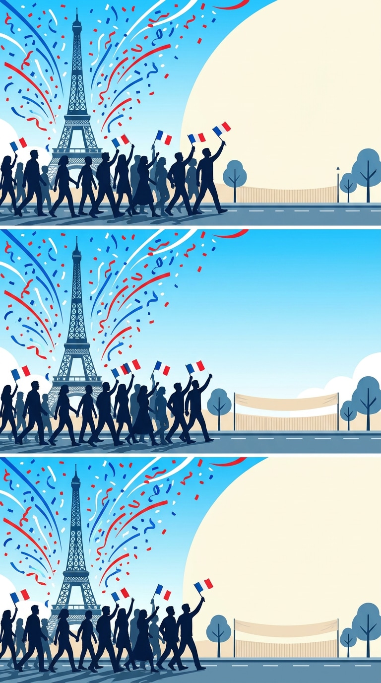 Community Bastille Day banner prompt