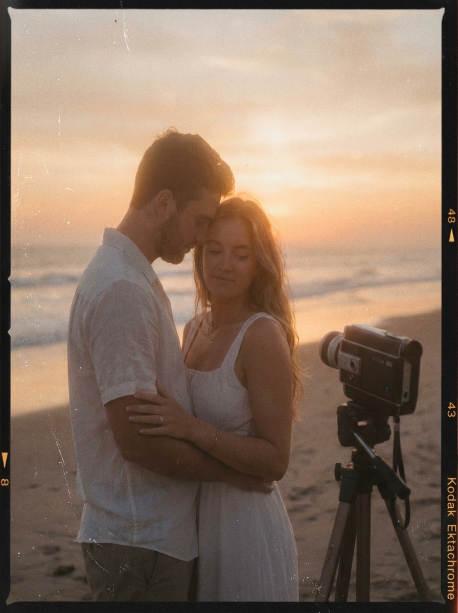 Beach Sunset Vintage