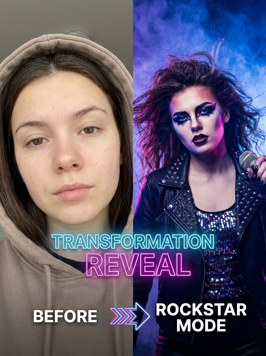 Before-and-After Rockstar Reveal