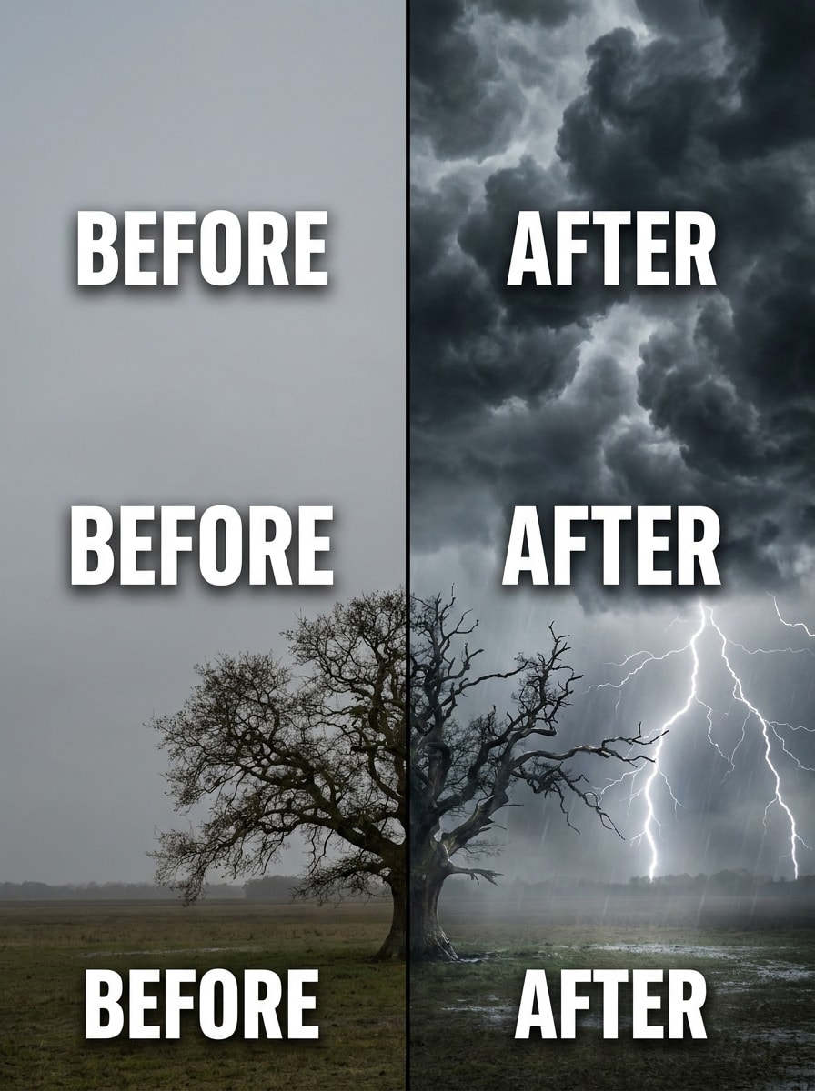 Before-After Viral Edit