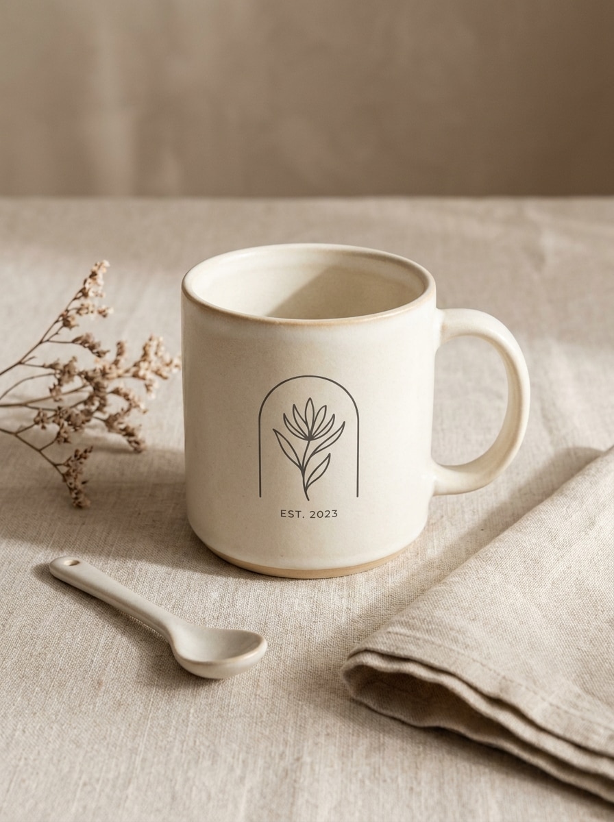 Beige Minimal Flat Lay