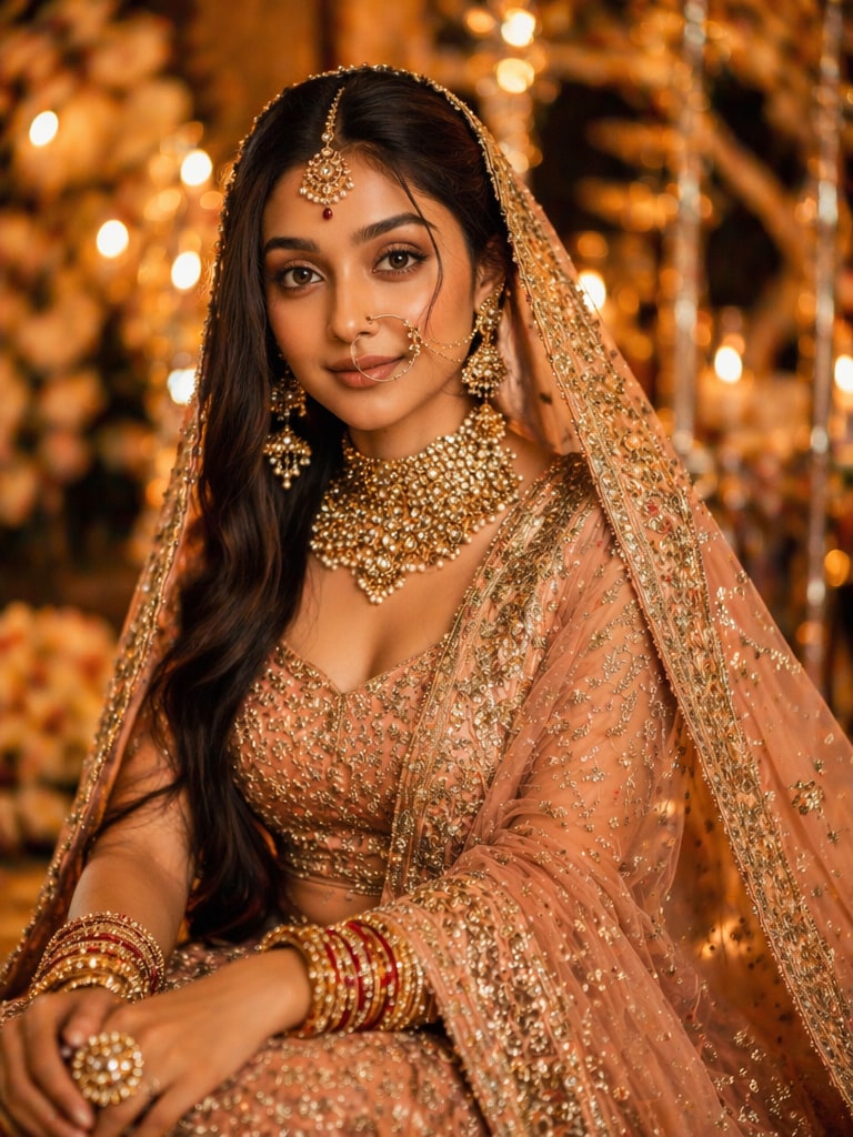 Golden Light Bengali Bride