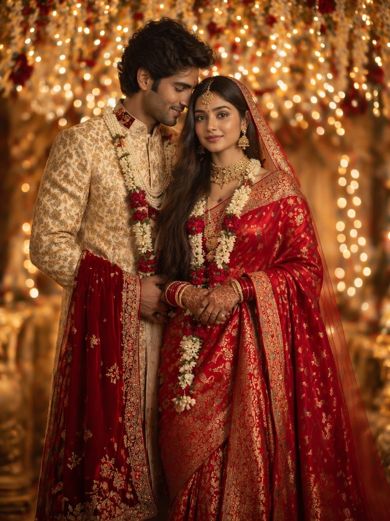 Dreamy Bengali Wedding Couple