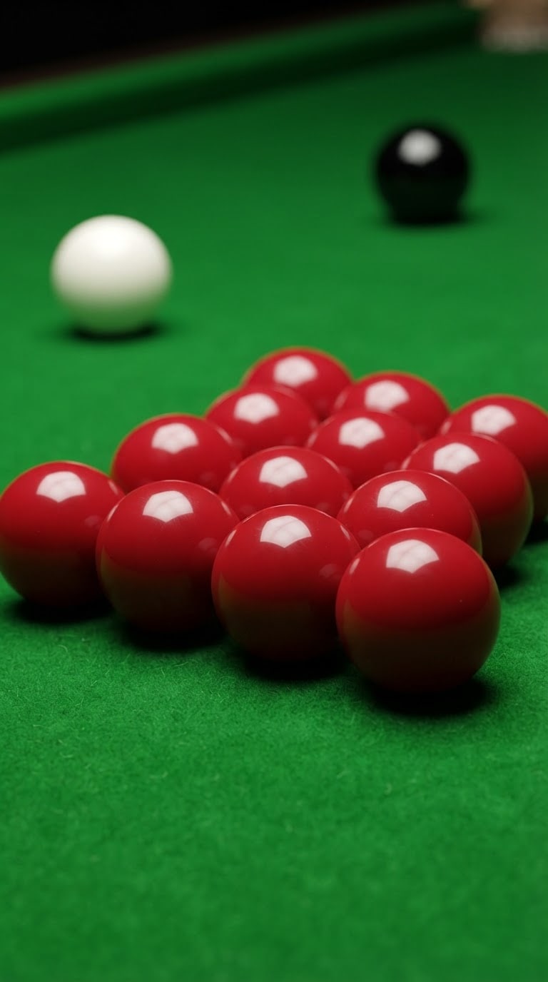 Red Ball Cluster Snooker AI Prompt