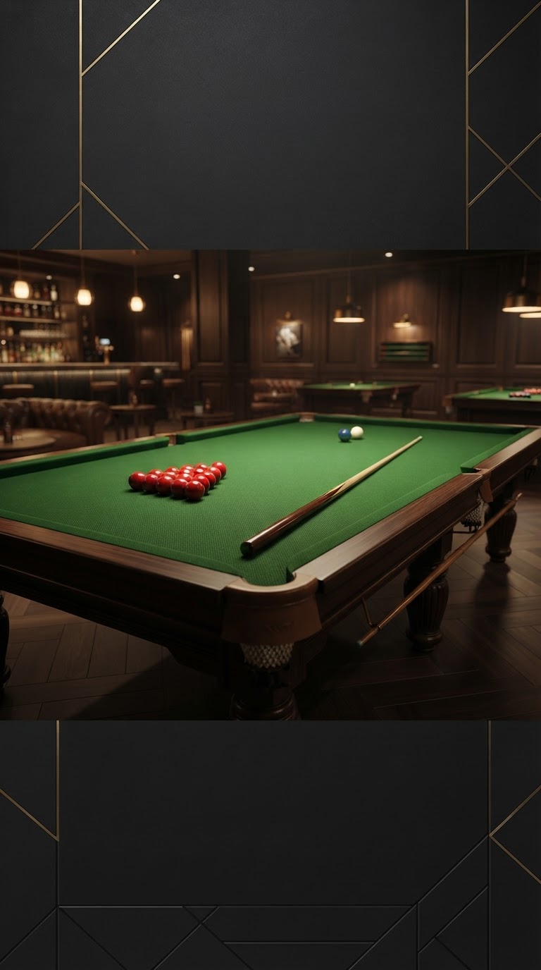 Billiards Club Flyer AI Prompt