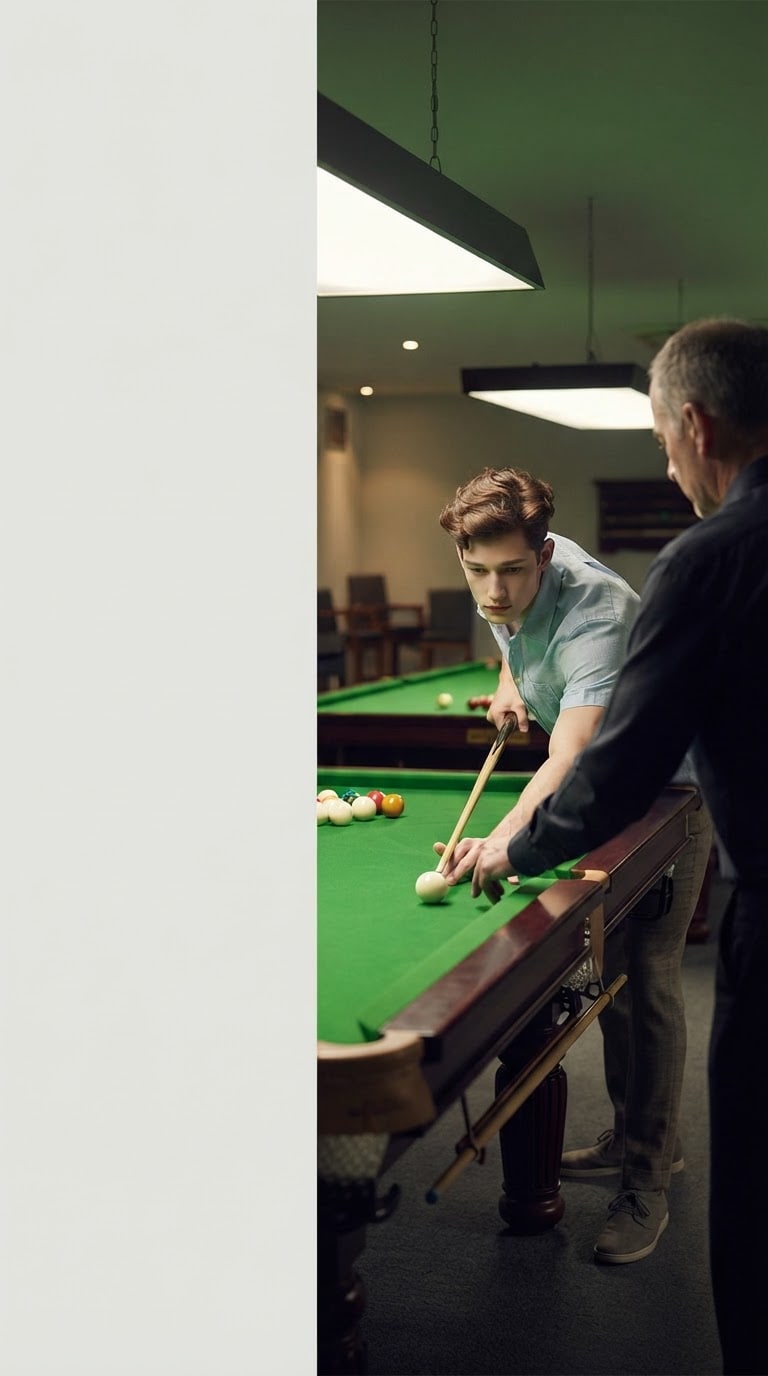 Snooker Coaching Class Poster AI Prompt
