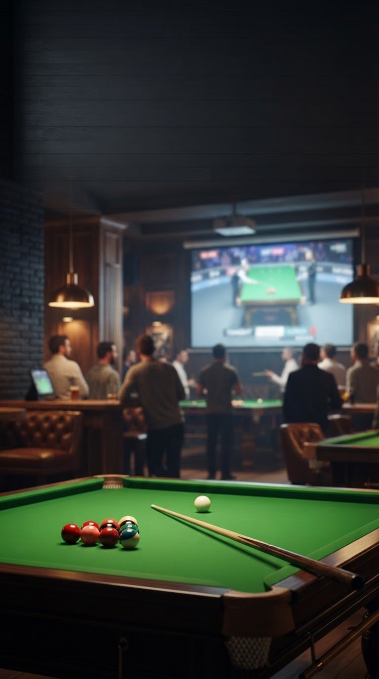 Snooker Watch Party Graphic AI Prompt