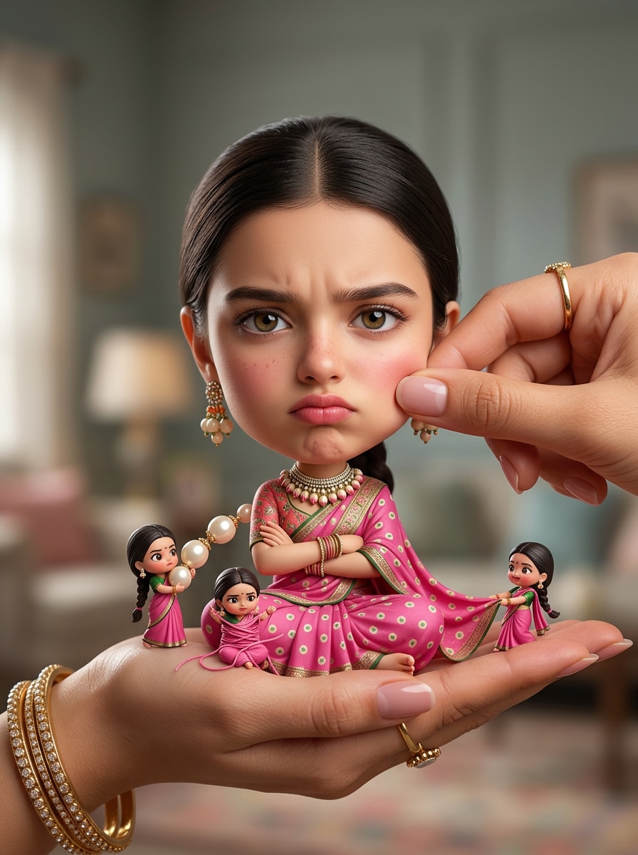 Reference Image Big Head Miniature - Hand Interaction