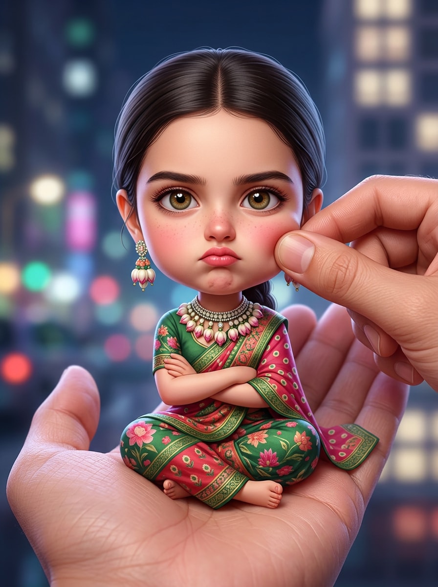 Night City Big Head Miniature - Casual Outfit