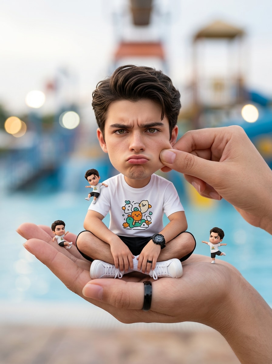 Water Park Big Head Miniature Boy - G-Shock Watch
