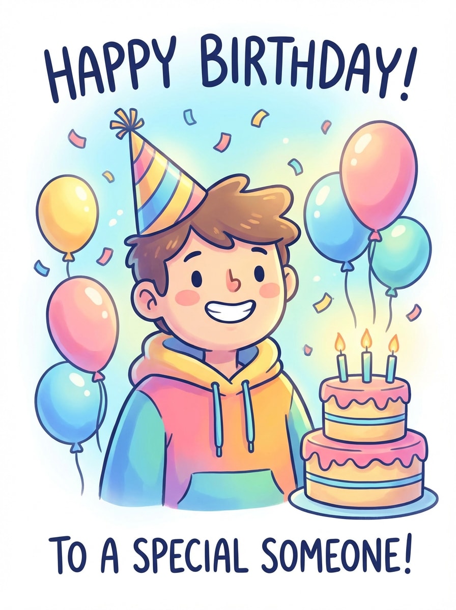 Birthday Character Portrait