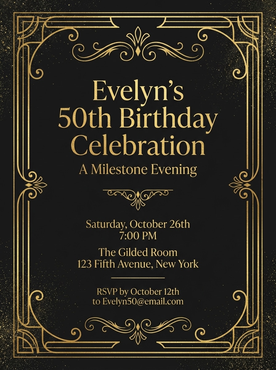 Black and Gold Luxury