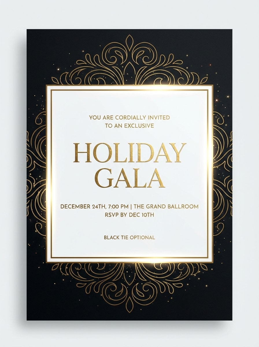 Black Gold Holiday Gala