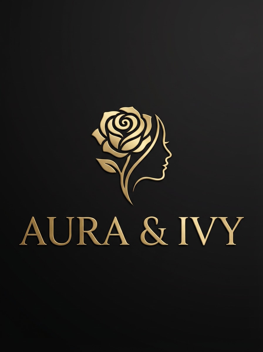 Black and Gold Luxe Logo