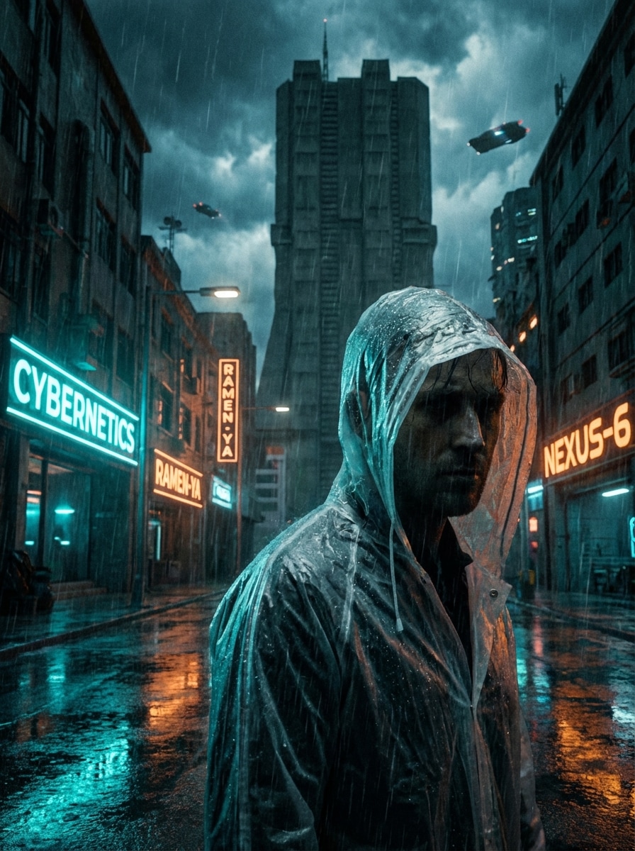 Blade Runner Neo-Noir Portrait