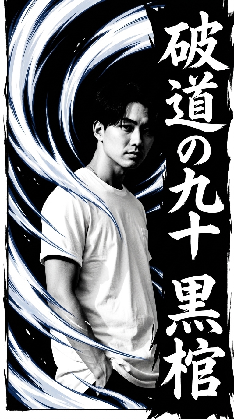 詠唱テキスト入りBLEACH風画像